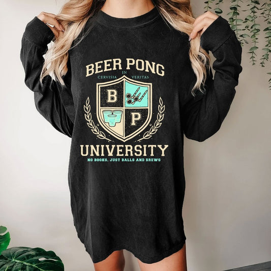 BP University Washed Long Sleeve Tee