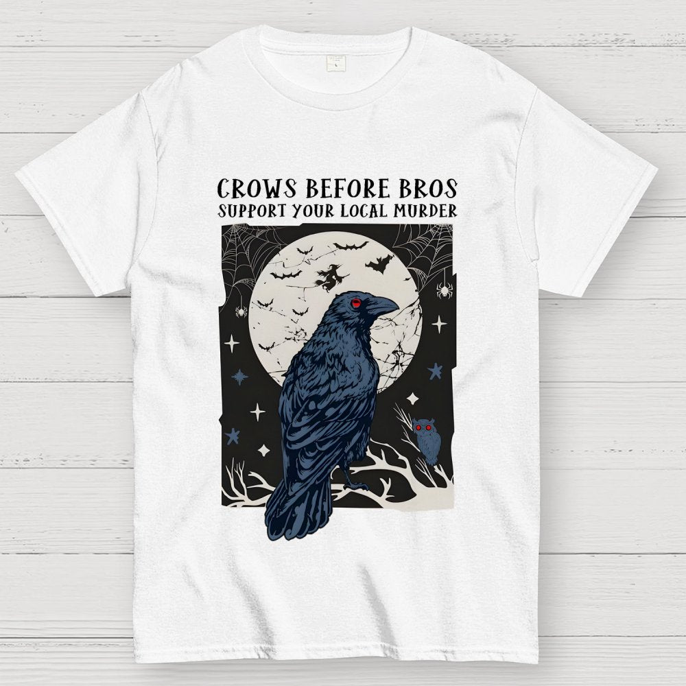 Crows Before Bros Unisex Geek T-Shirt