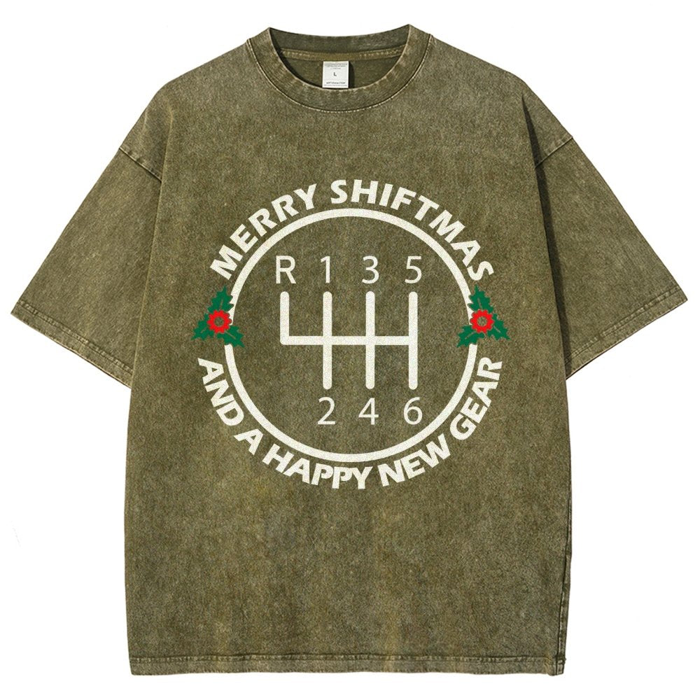 Merry Shiftmas And A Happy New Gear Vintage Distressed T-shirt