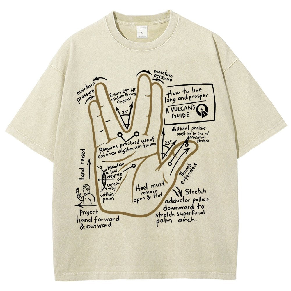 How To Live Well & Thrive Vintage Distressed T-shirt