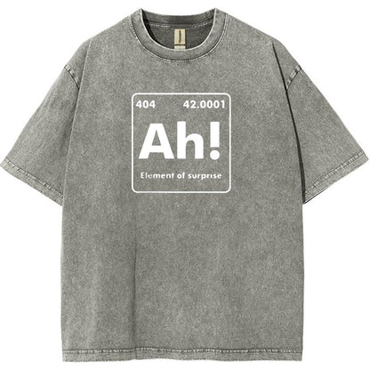 Ah! The Element Of Surprise Vintage Distressed T-shirt