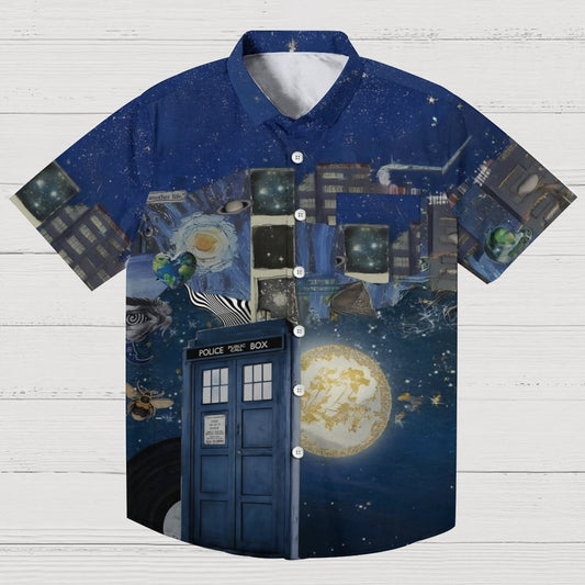 Starry Phone Booth Geeky Shirt
