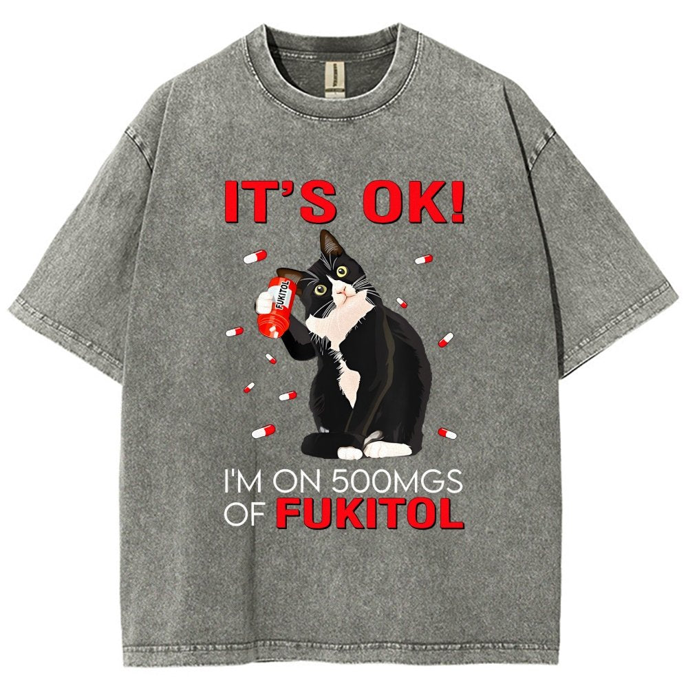 It's Ok Vintage Distressed T-shirt