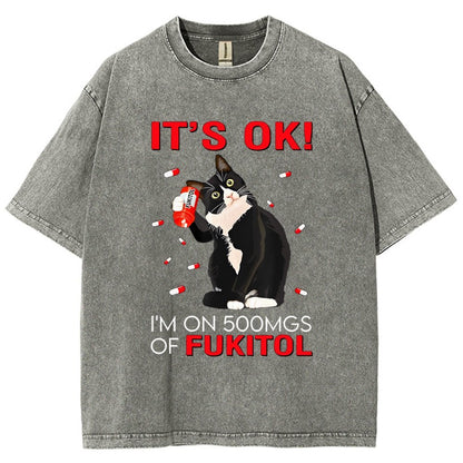 It's Ok Vintage Distressed T-shirt
