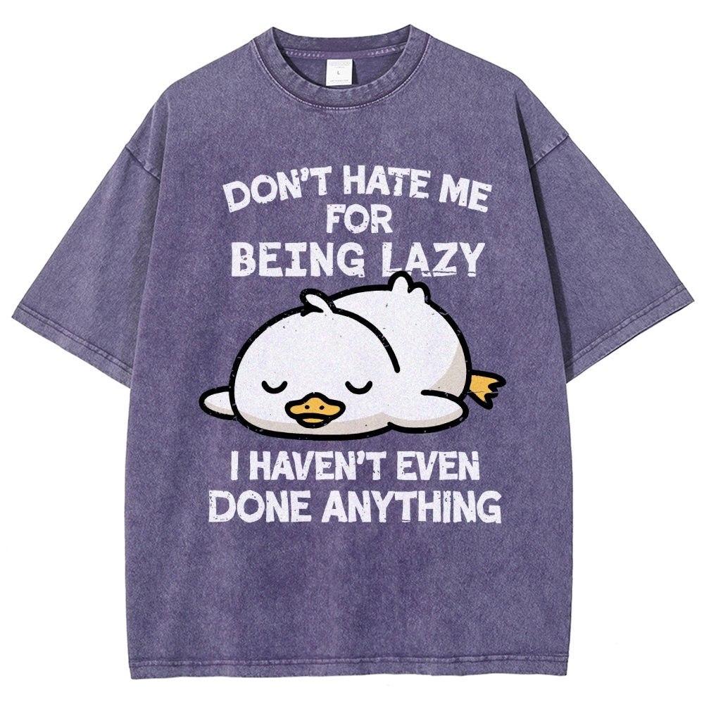 Duck Done Nothing Vintage Distressed T-shirt