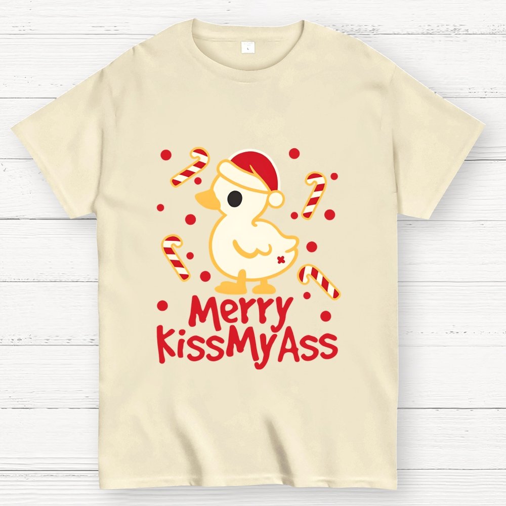 Duck Merry Kissmyass Geek T-Shirt