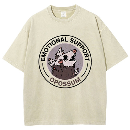 Emotional Support Possum Vintage Distressed T-shirt