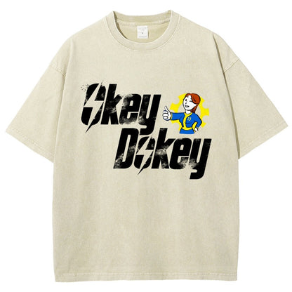 Okey Dokey Vintage Distressed T-shirt