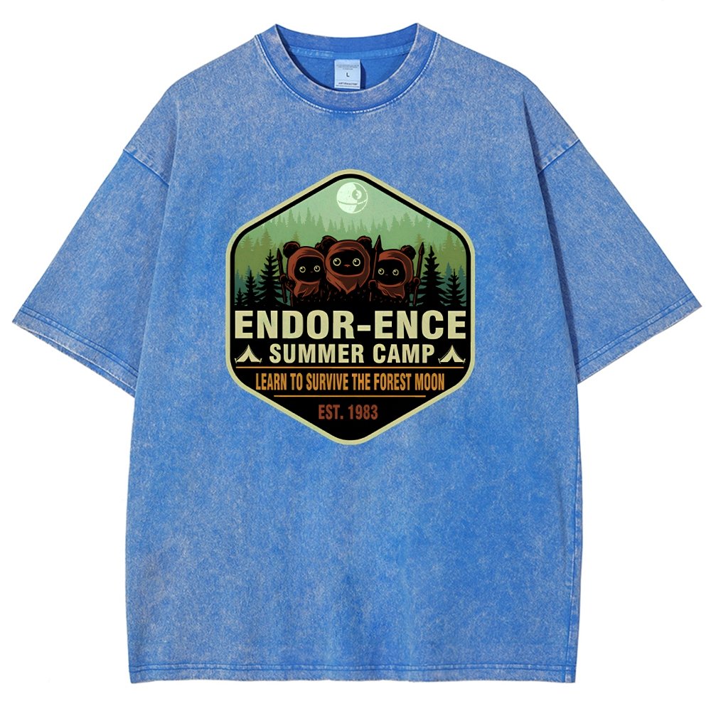 Elysian-Ence Vintage Distressed T-shirt