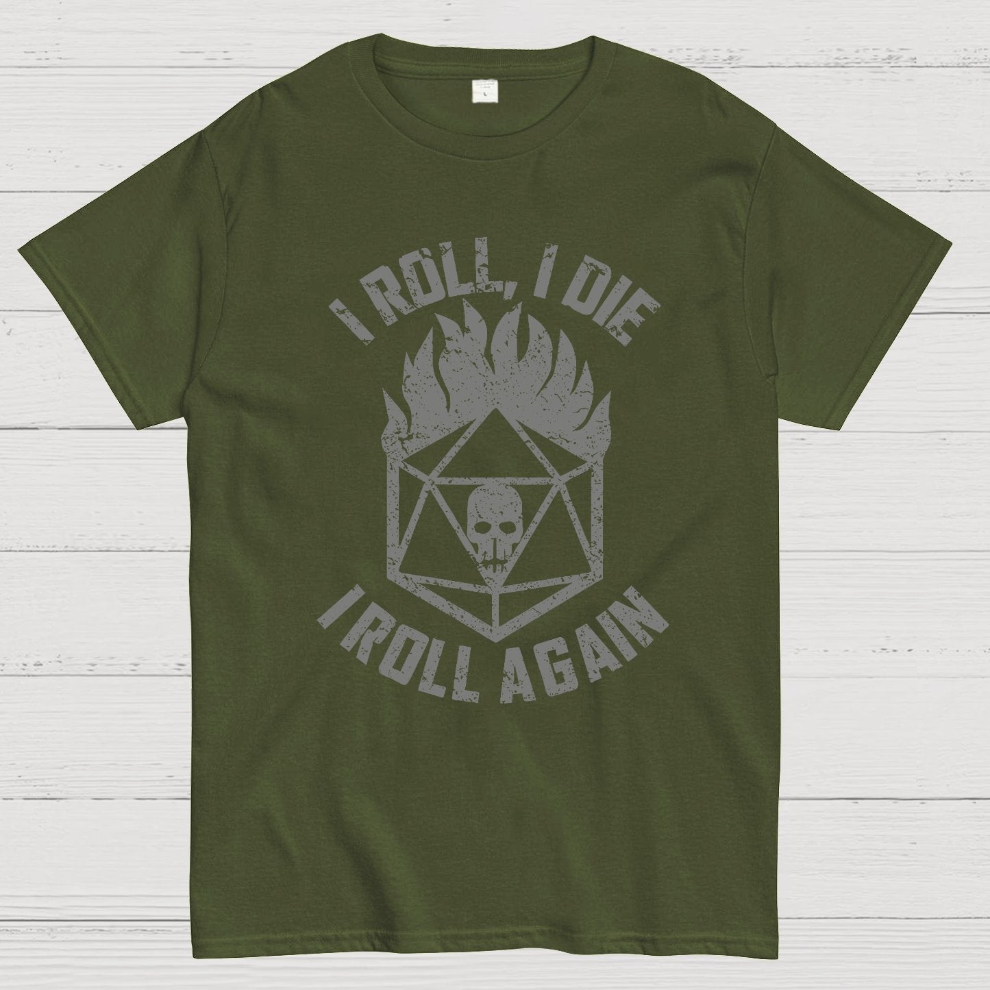 I Roll Again Geeky T-Shirt