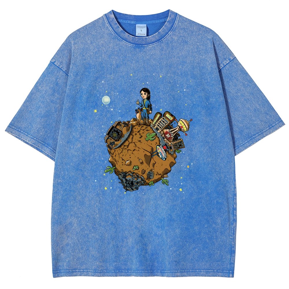 Le Okey Dokey Vintage Distressed T-shirt