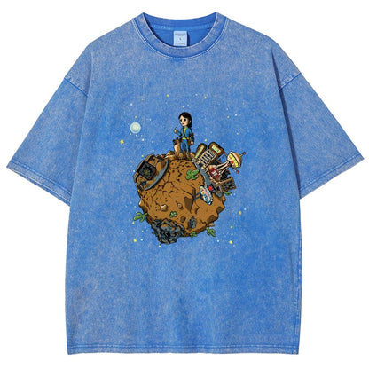 Le Okey Dokey Vintage Distressed T-shirt