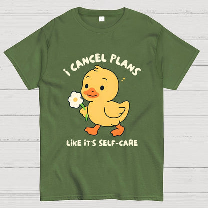 I Cancel Plans Unisex Geek T-Shirt