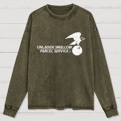 Unladen Bird Parcel Service Washed Long Sleeve Tee