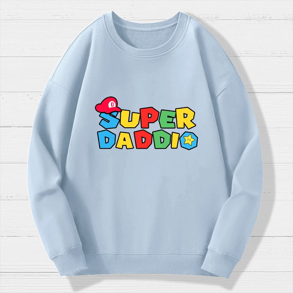 Super Daddio Geek Cotton Sweatshirt