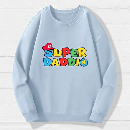 Super Daddio Geek Cotton Sweatshirt