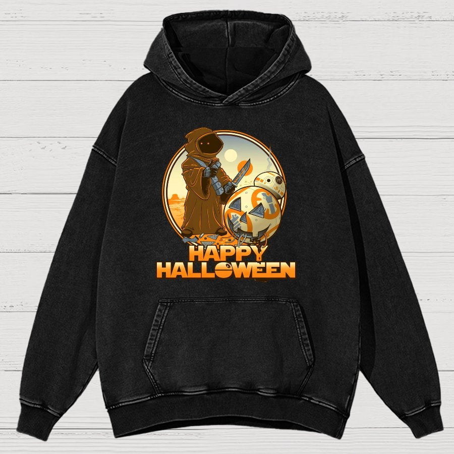 Happy Halloween Vintage Distressed Hoodie