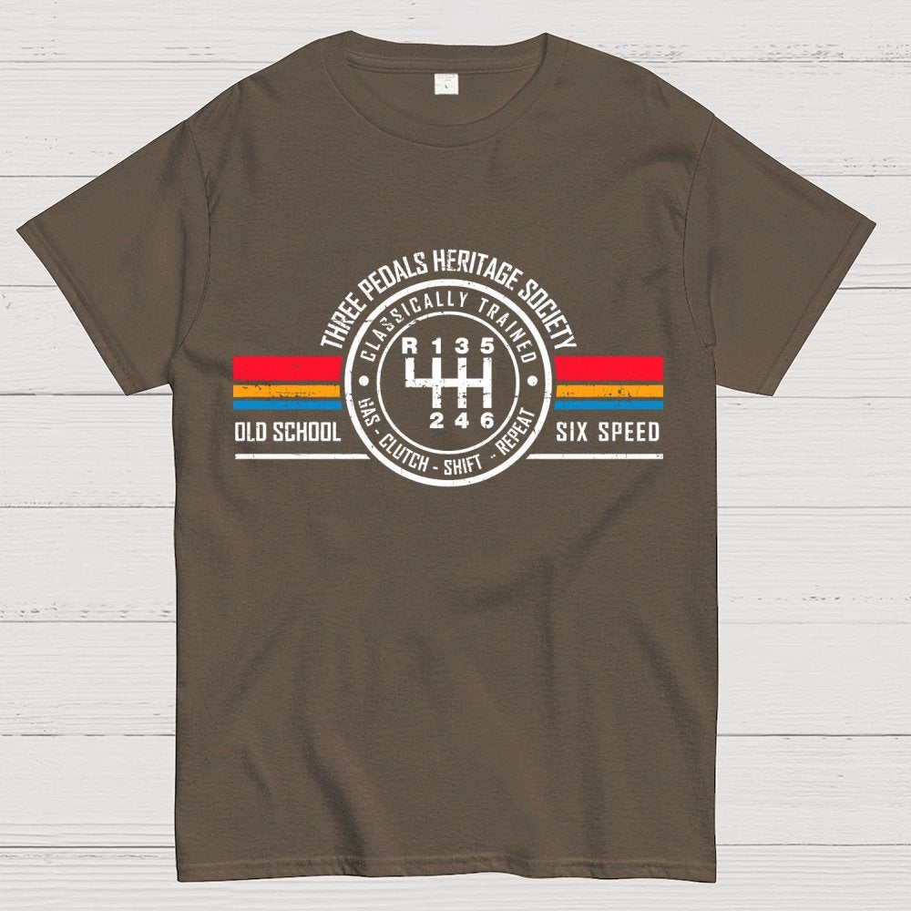 Three Pedals Heritage Society Geek T-Shirt