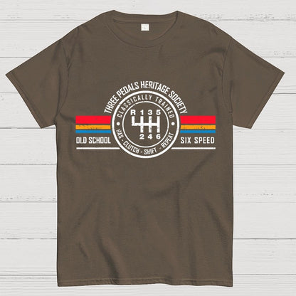 Three Pedals Heritage Society Geek T-Shirt