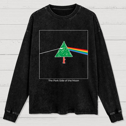 The Park Side of the Moon Washed Long Sleeve Tee