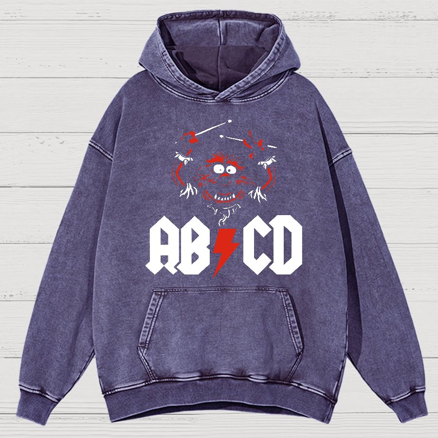 Rock Music Vintage Distressed Hoodie
