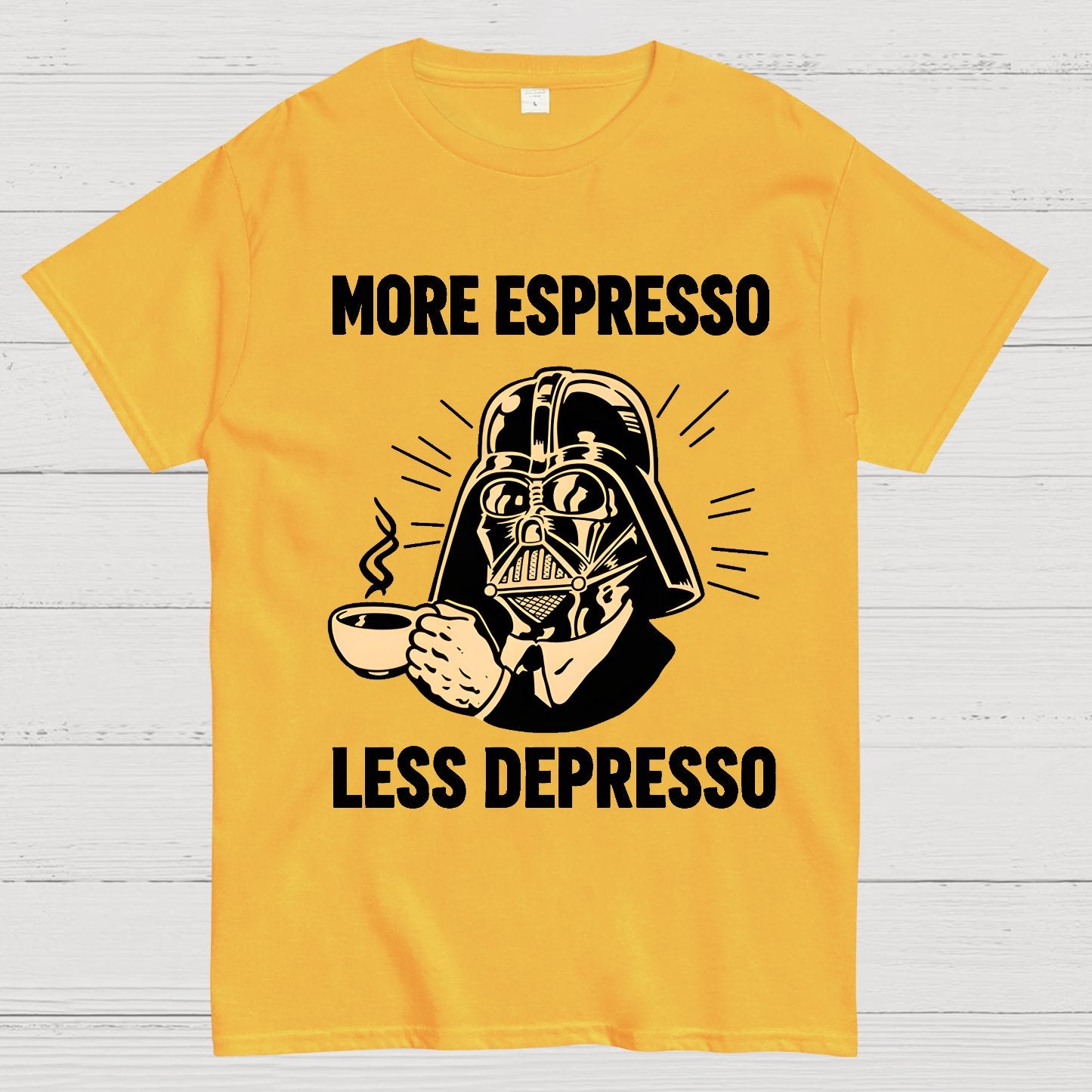 More Espresso Less Depresso Geek T-Shirt