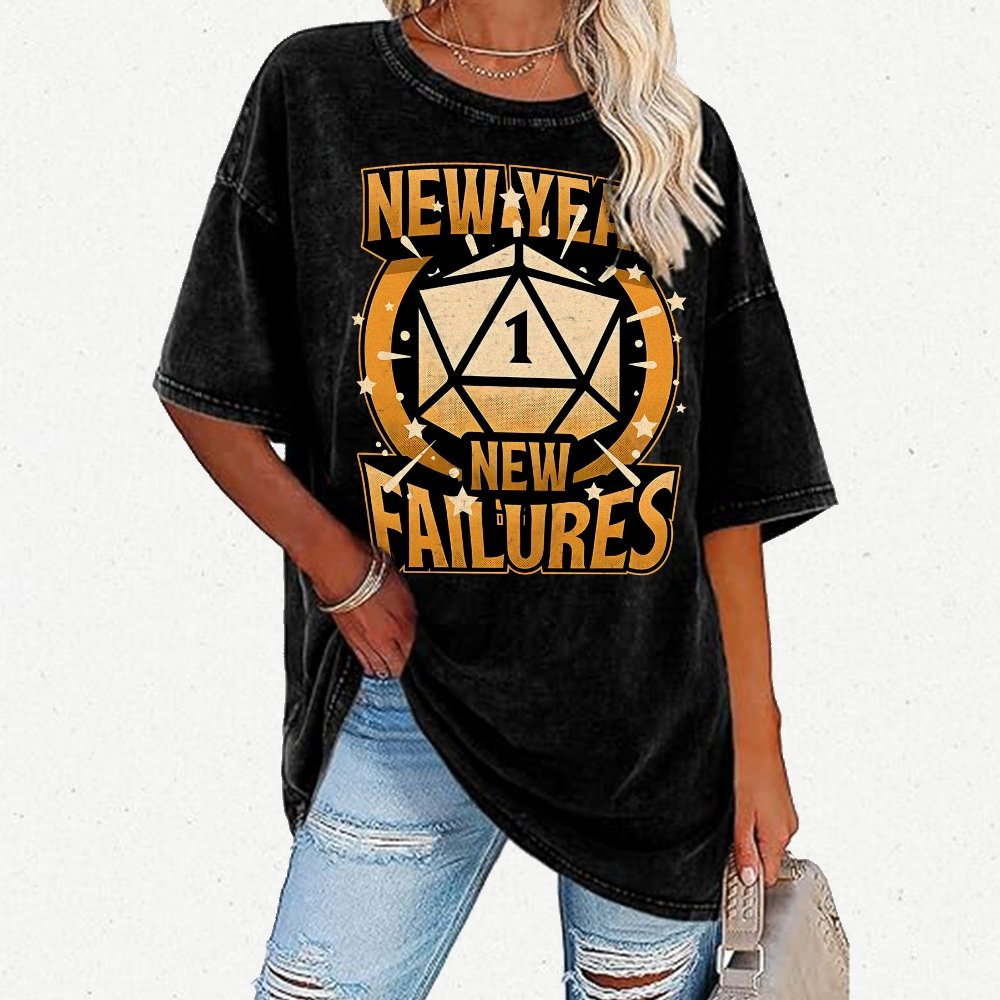 New Year New Failures Vintage Distressed T-shirt