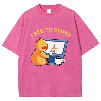 I Beg To Differ Vintage Distressed T-shirt