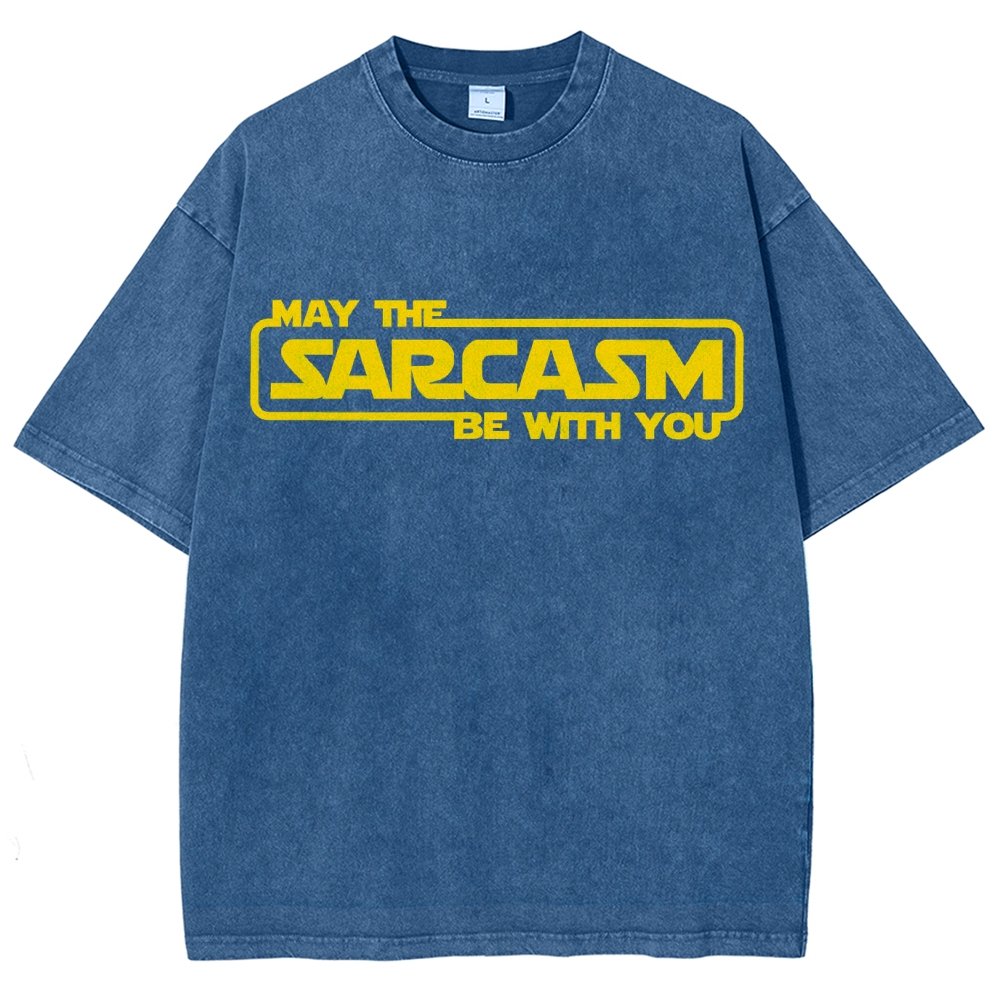 May The Sarcasm Be With You Vintage Distressed T-shirt