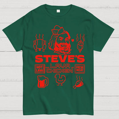 Steve's Lava Chicken Geek T-Shirt