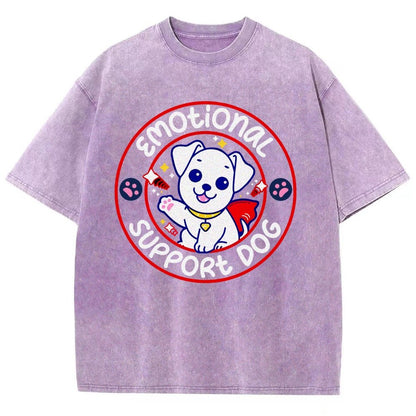 Emotional Support Dog Vintage Distressed T-shirt