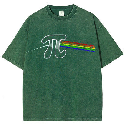 Pi Flow Vintage Distressed T-shirt