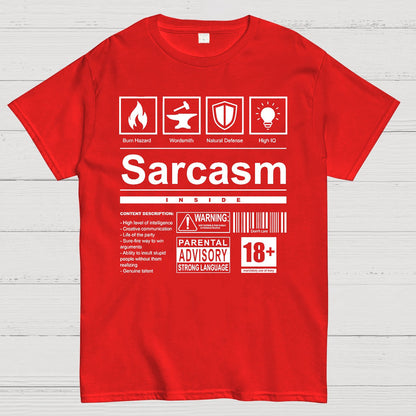 Sarcasm Label Geek T-Shirt