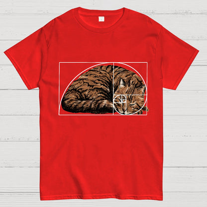 Fibonacci sequence Cat Geek T-Shirt