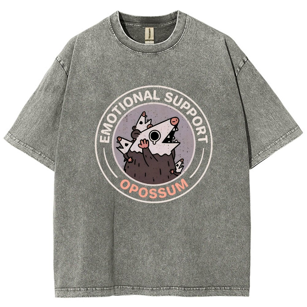 Emotional Support Possum Vintage Distressed T-shirt