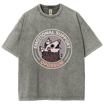 Emotional Support Possum Vintage Distressed T-shirt