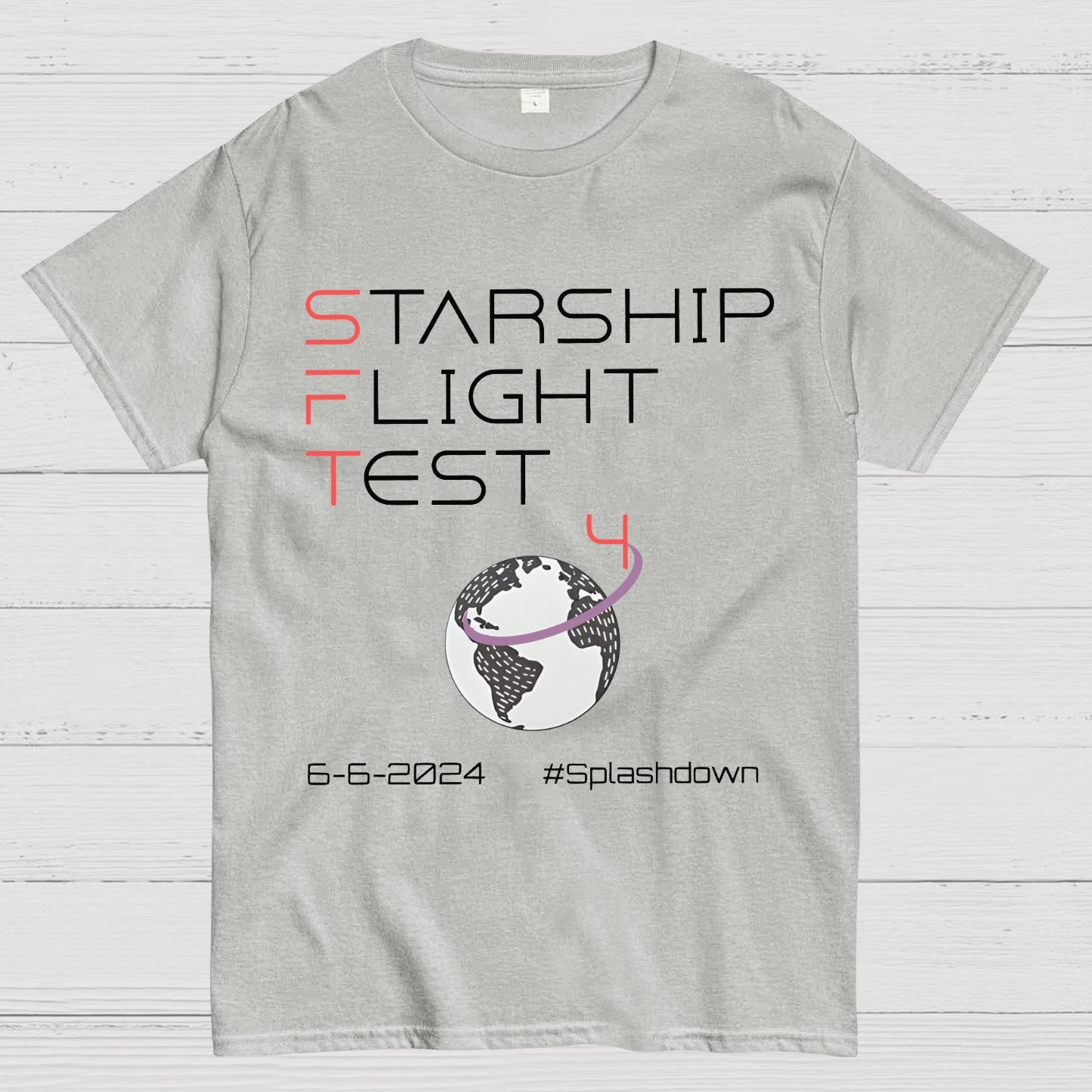 Starship Flight Test Milestone SFT4 Geek T-Shirt