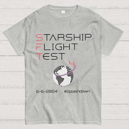 Starship Flight Test Milestone SFT4 Geek T-Shirt