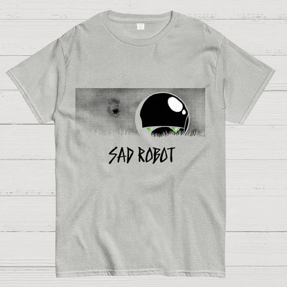 Sad Robot Geek T-Shirt