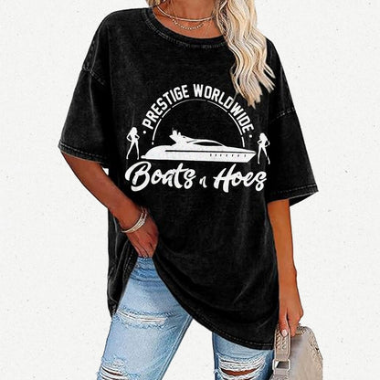 Boats 'n Hoes Vintage Distressed T-shirt