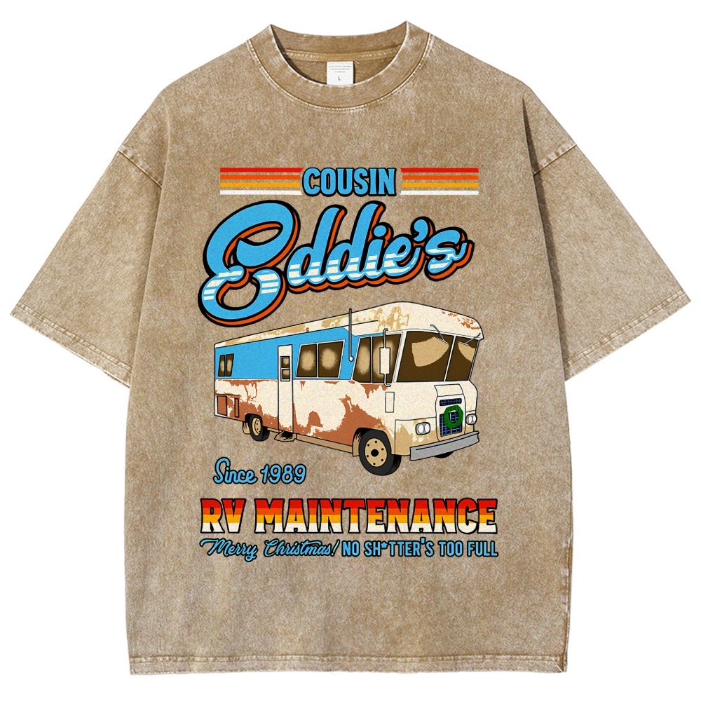 Holiday RV maintenance Christmas Humor Vintage Distressed T-shirt