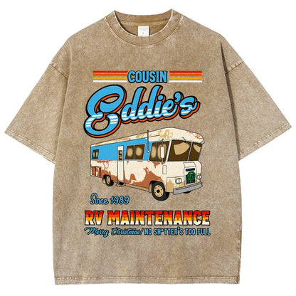 Holiday RV maintenance Christmas Humor Vintage Distressed T-shirt