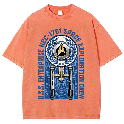 Space Exploration Vintage Distressed T-shirt