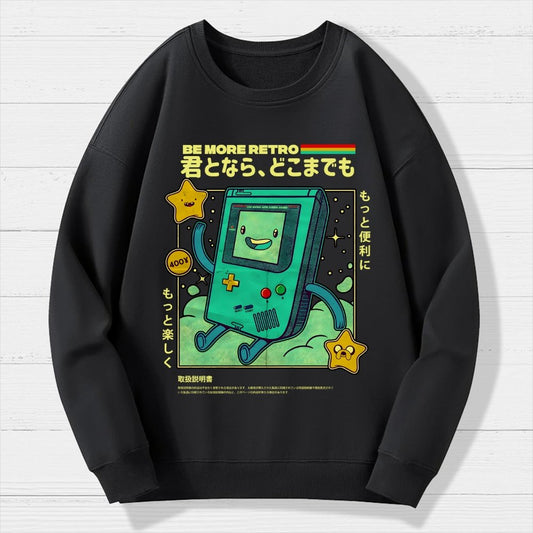 Retro Games Geek Cotton Sweatshirt