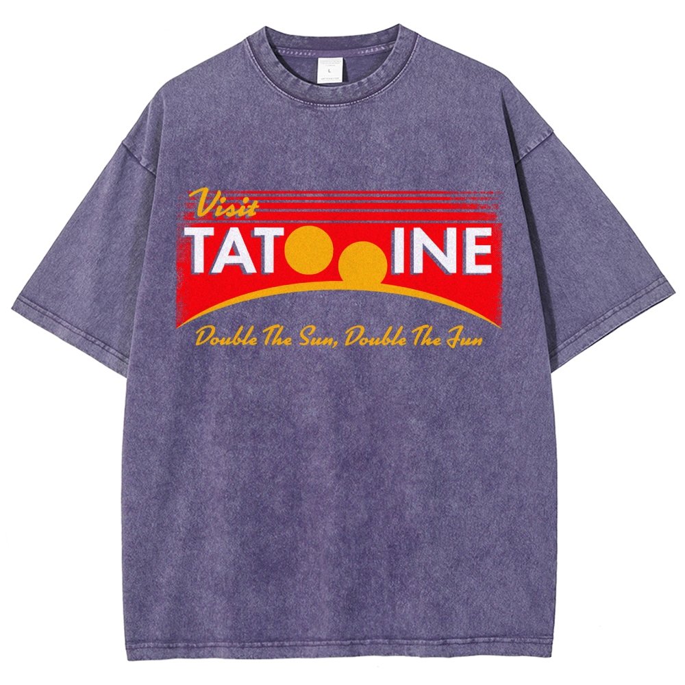Double The Sun  Double The Fun Vintage Distressed T-shirt