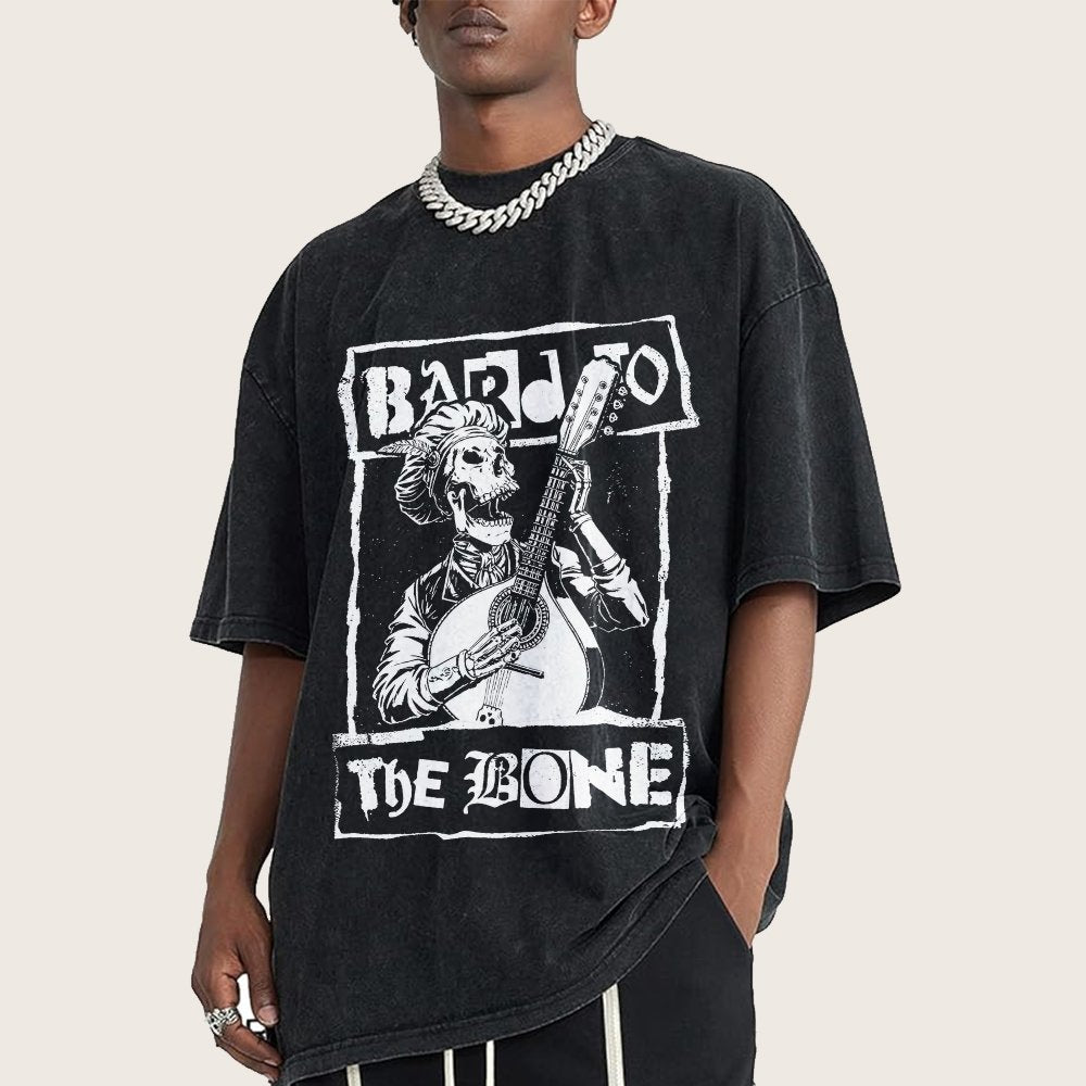 Bard To The Bone Vintage Distressed T-shirt