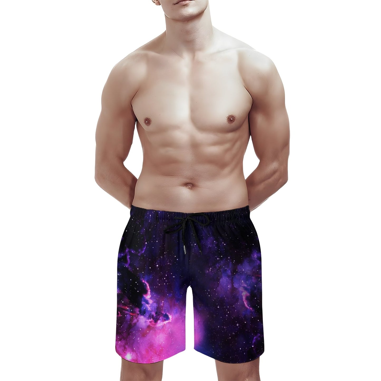 Purple Nebula Geek Shorts
