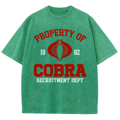 Property of cobra Vintage Distressed T-shirt