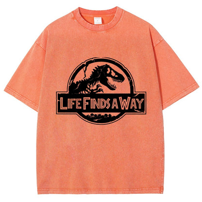 Life Finds A Way Vintage Distressed T-shirt
