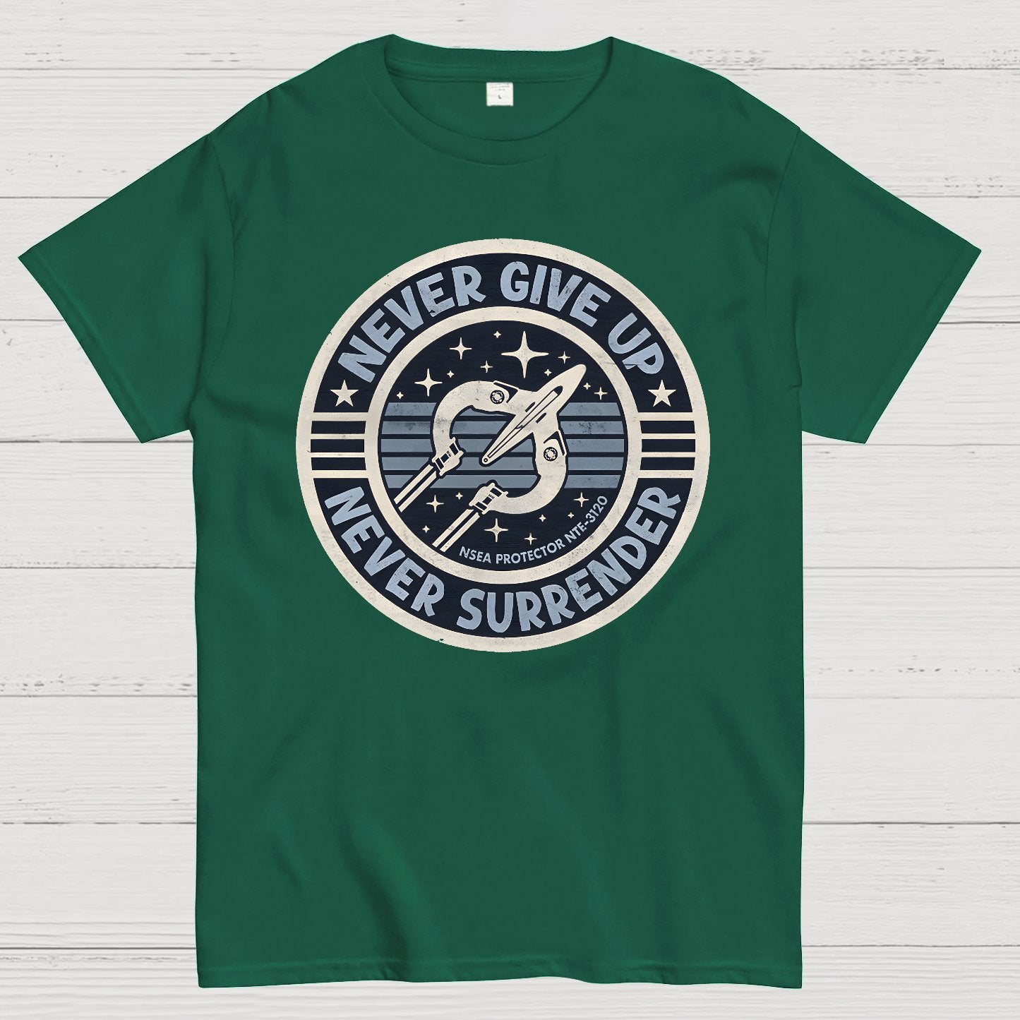 Never Give Up, Never Surrender! Geek T-Shirt